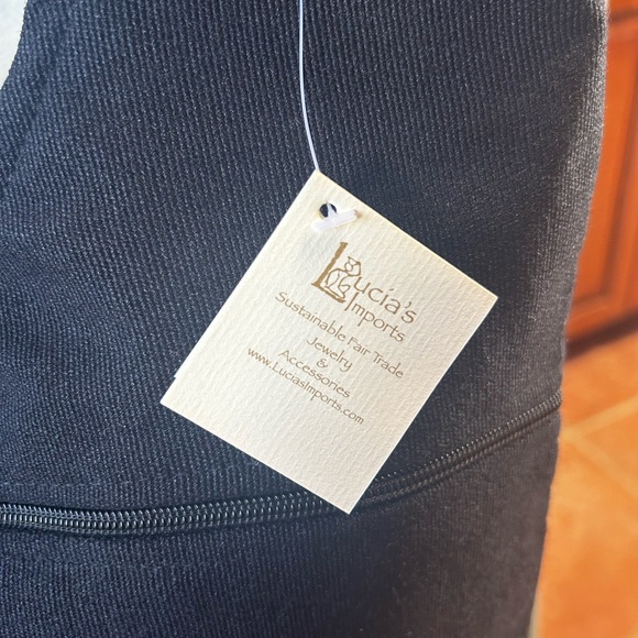 Sunflower Embroidered Tote Bag by Lucia’s Imports - Picture 6 of 6